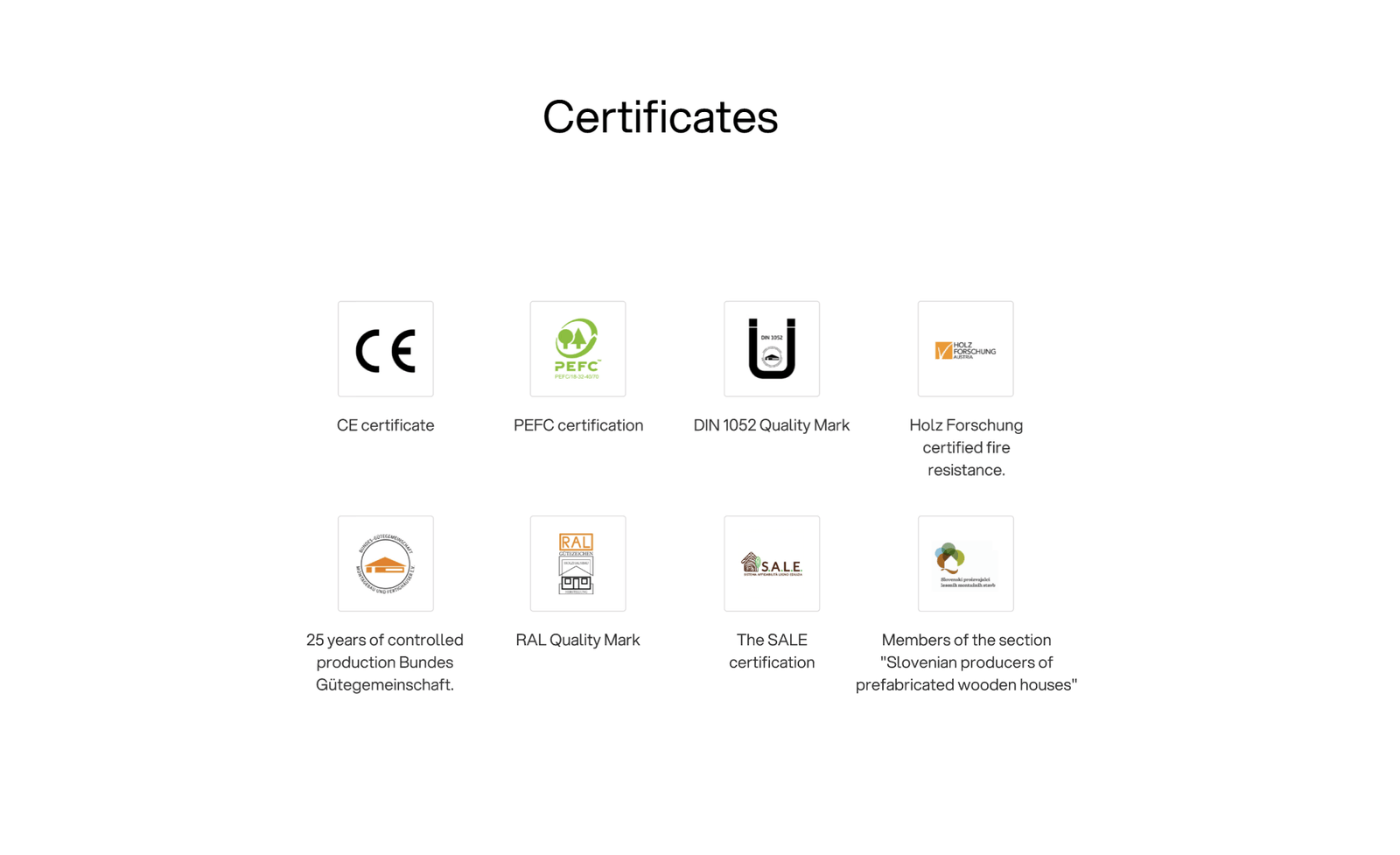 Kager House certifications: A guarantee of quality