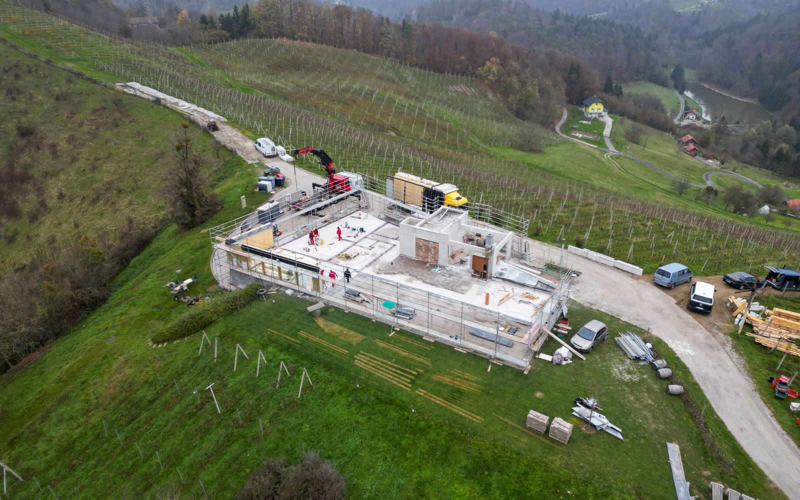 Technical challenges in the construction of Doppler Winery